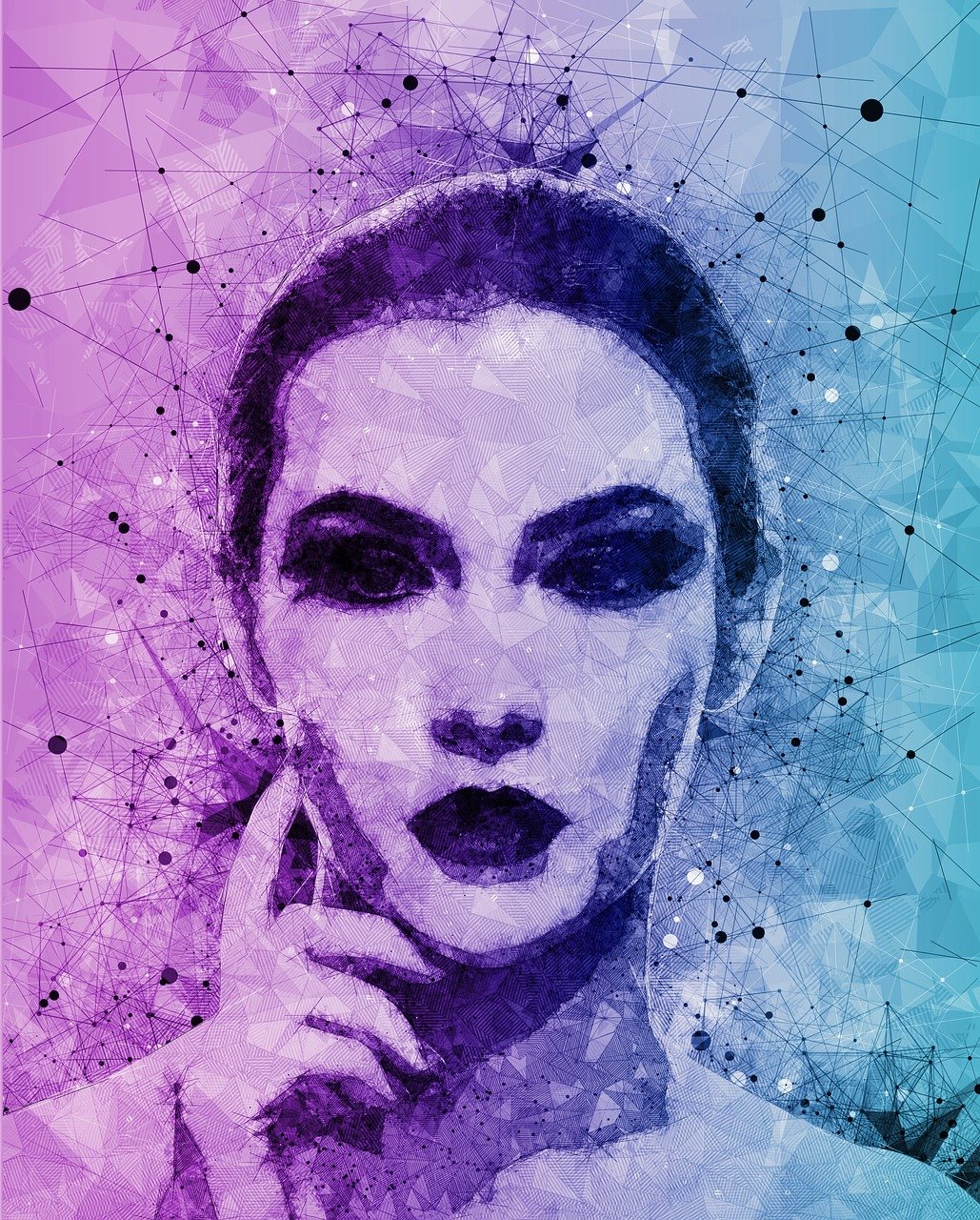 最新手绘头像女生唯美，艺术之美与个性风采的交融探索